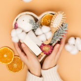 AN IMAGE OF A HEART SHAPED BASKET FILLED WITH SELF CARE PRODUCTS {{brizy_dc_image_alt imageSrc=